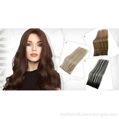 Wholesale 15 Colors Clip In Kids Hair Clip Hair Extensions with 5 Clips